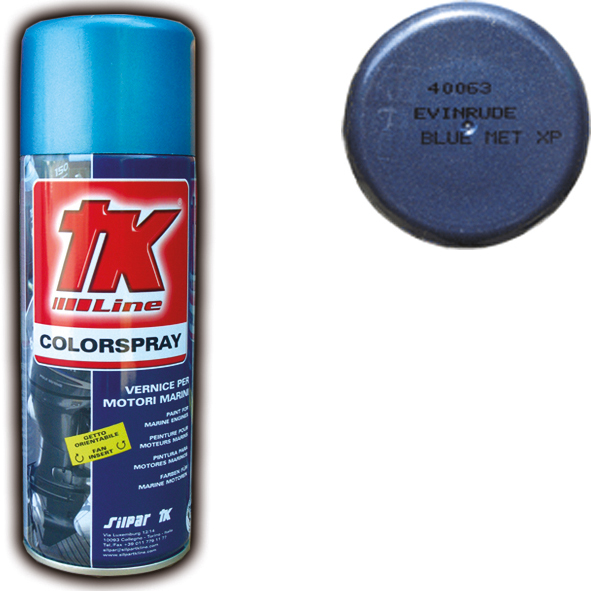 TK Colorspray Evinrude Blue Metallic XP