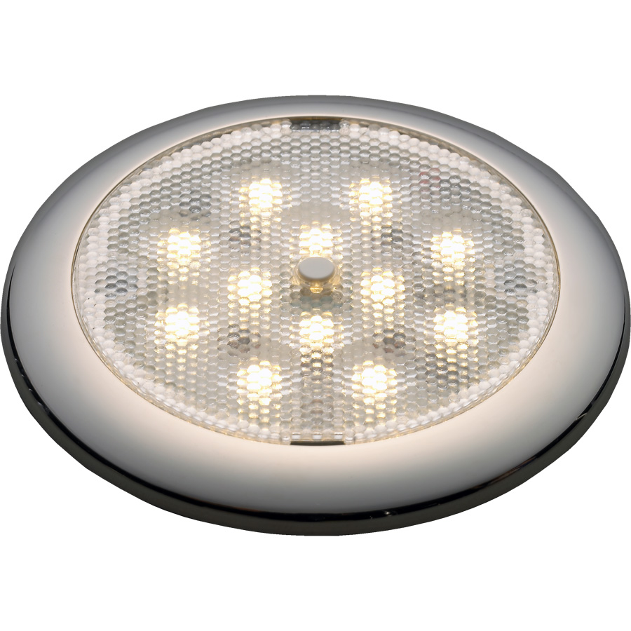 Lampe LED m/bryter, Procyon II, krom