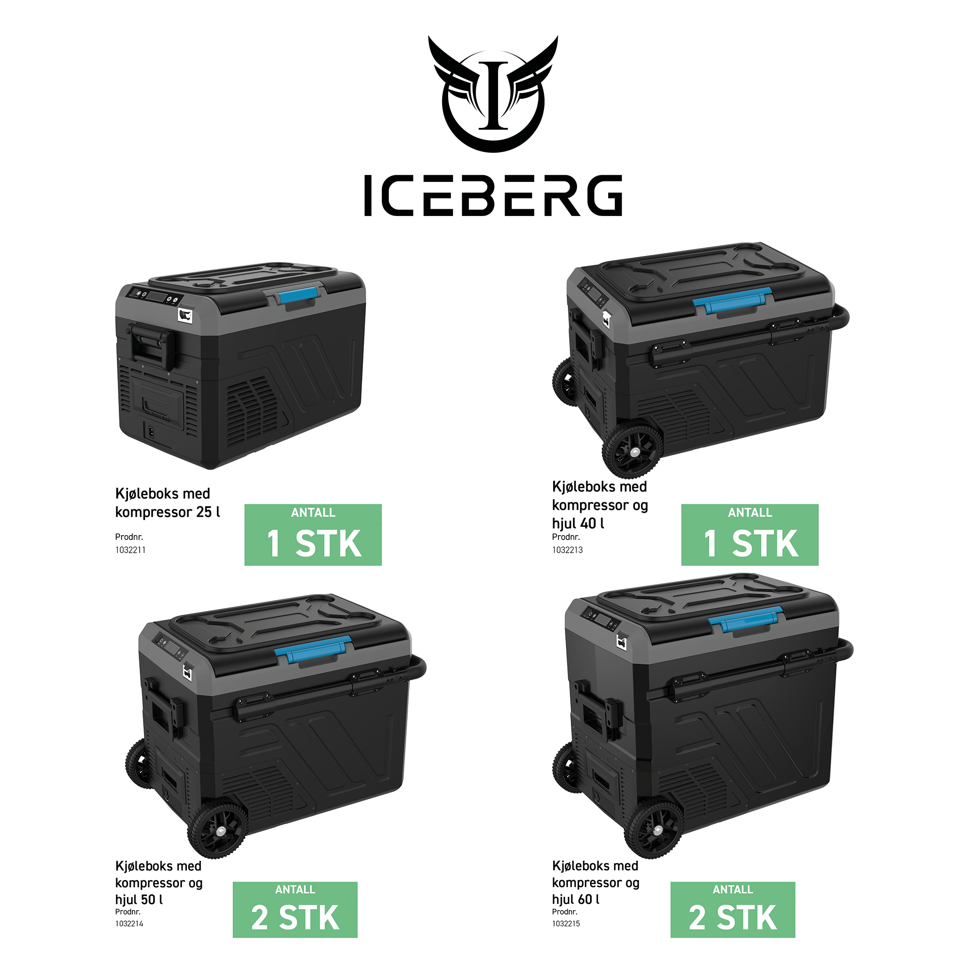 Pakke - Iceberg kjølebokser
