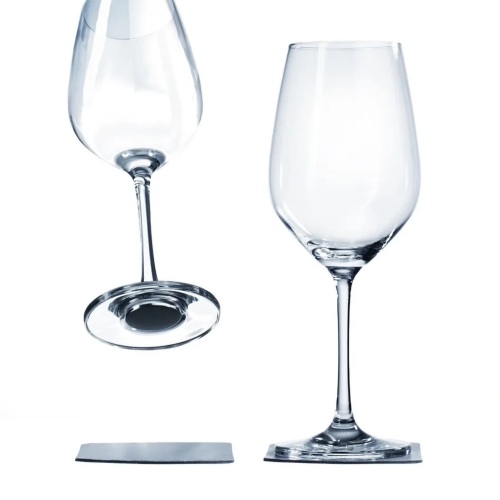 Silwy magnetiske vinglass i krystall